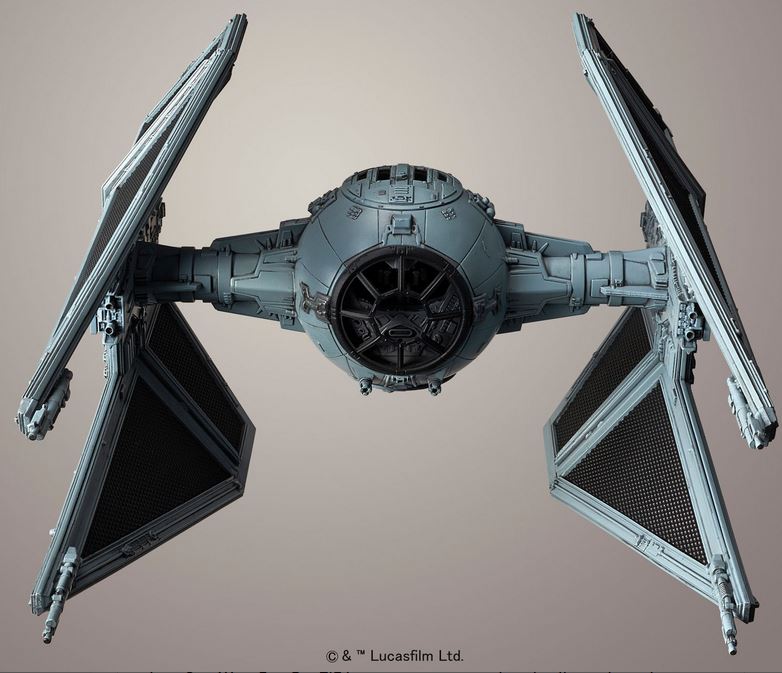 1:72-BANDAI TIE Interceptor, Star Wars