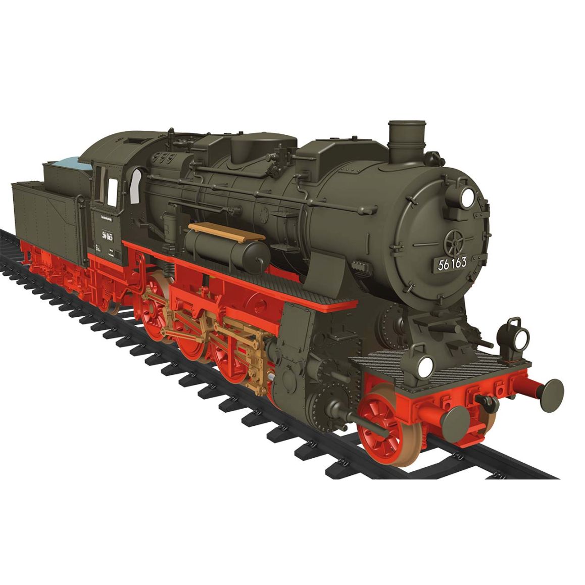 Dampflok BR 56 163 Preußische G8.3, Ep.3