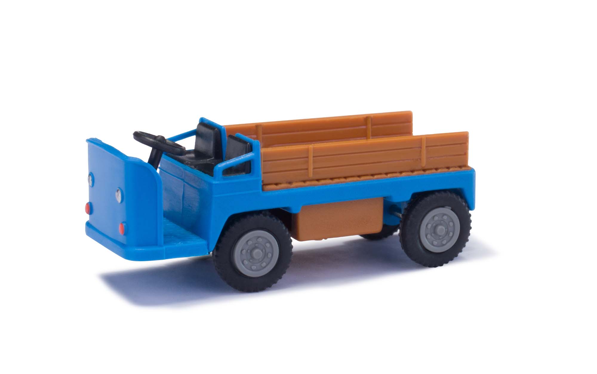 E-Karre  Balkancar mit Bordwänden, blau