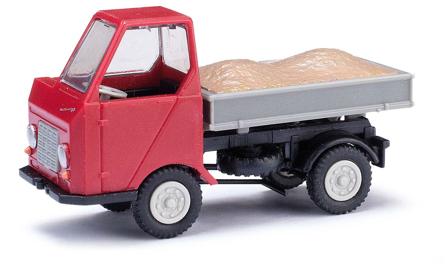 H0-3-Seitenkipper M22 mit Kiesladung,rot