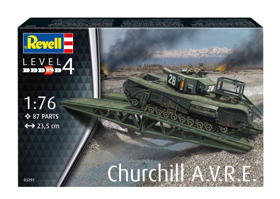 1:76-Model Set Churchill A.V.R.E.