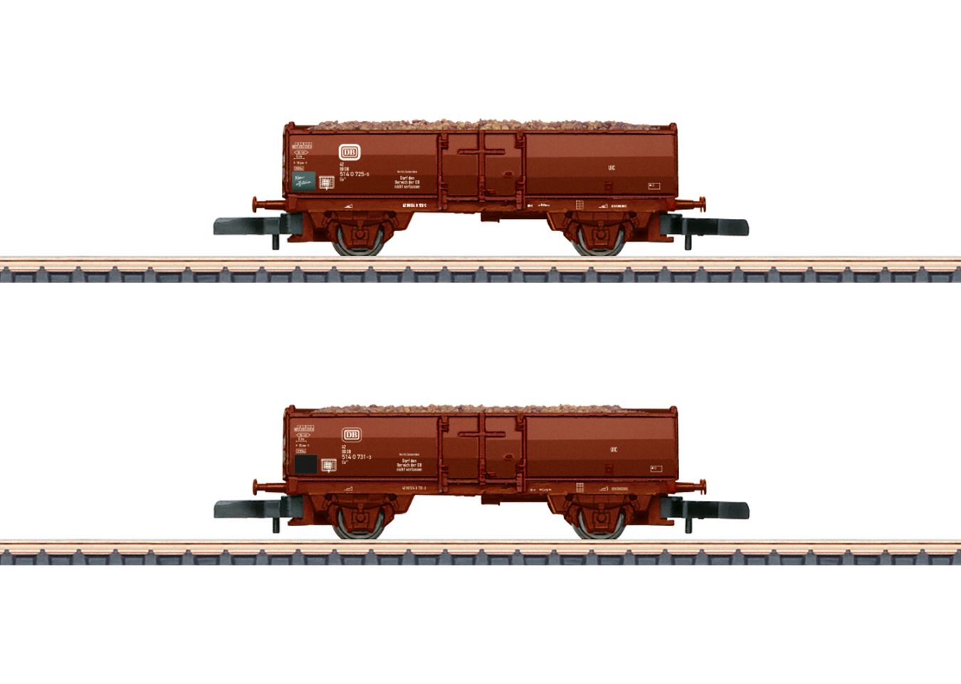 Güterwagen-Set mit Rübenbeladung, Ep.IV
