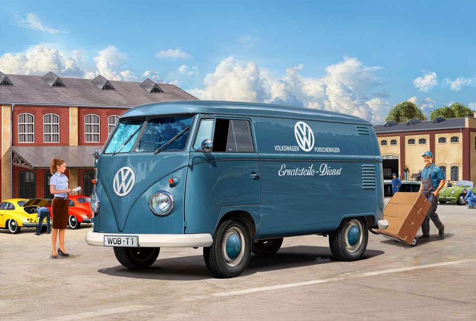 1:16-VW T1 Panel Van - 75 Years of VW T1