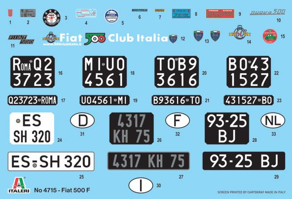 1:12-Fiat 500 F Upgraded Edition