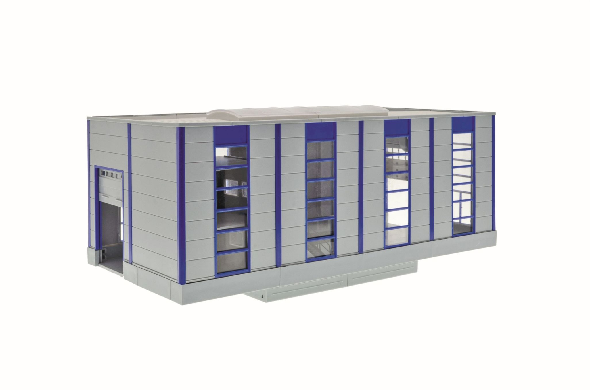 H0-LKW Reparaturhalle, modern