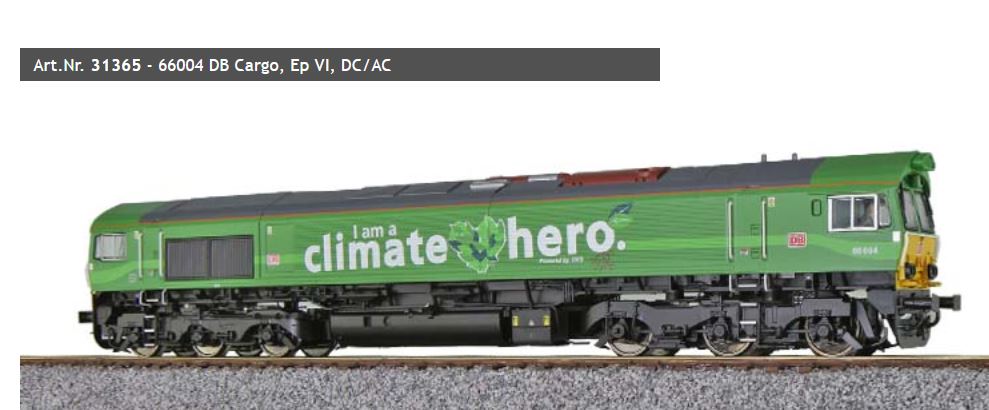 H0-Diesellok, C66 DB Cargo, DC/AC
