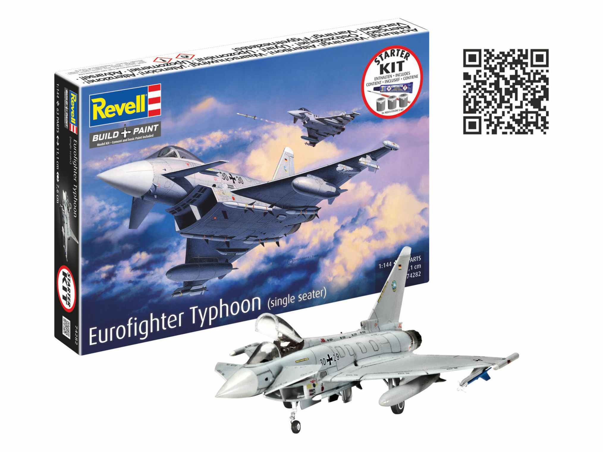 1:144-Starter Kit Eurofighter Typhoon