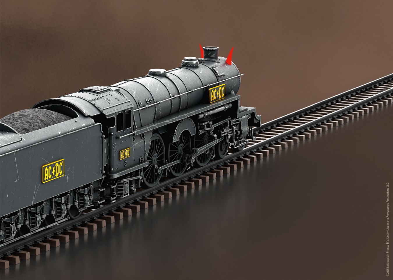 Schlepptender-Dampflokomotive Black Ice