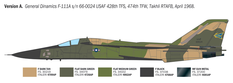 1:72 F-111A Aardvark