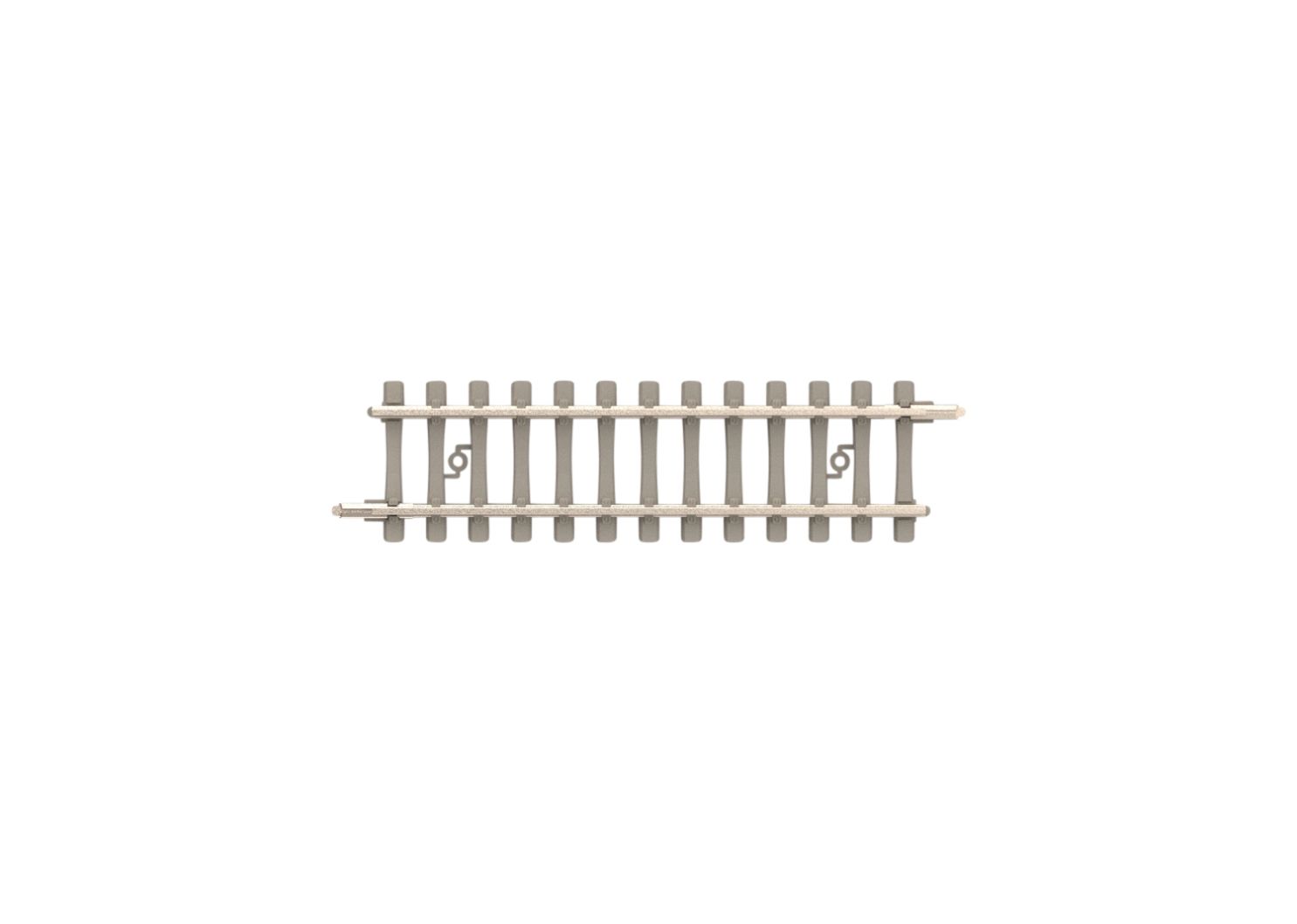 Gerades Betonschwellen-Gleis, 54,2 mm