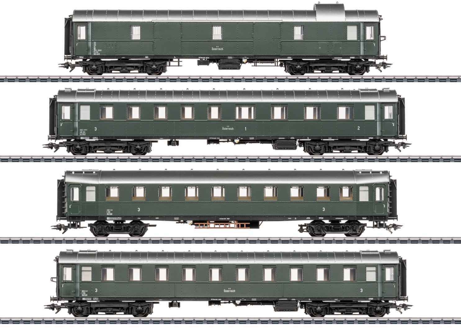 Schnellzugwagen-Set ÖBB