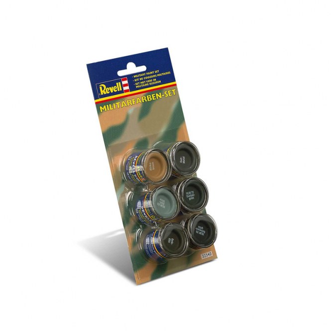 Militärfarben-Set  (6x14ml-Dose)