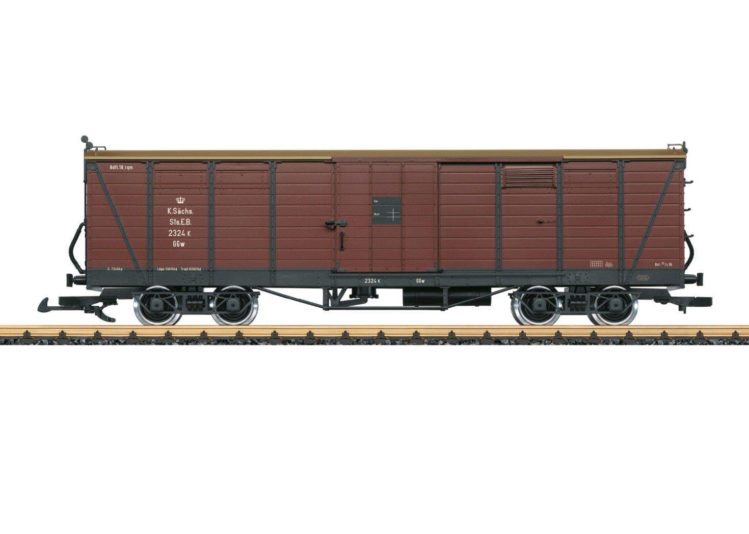 Gedeckter Güterwagen K.Säch.Sts.E.B, EpI