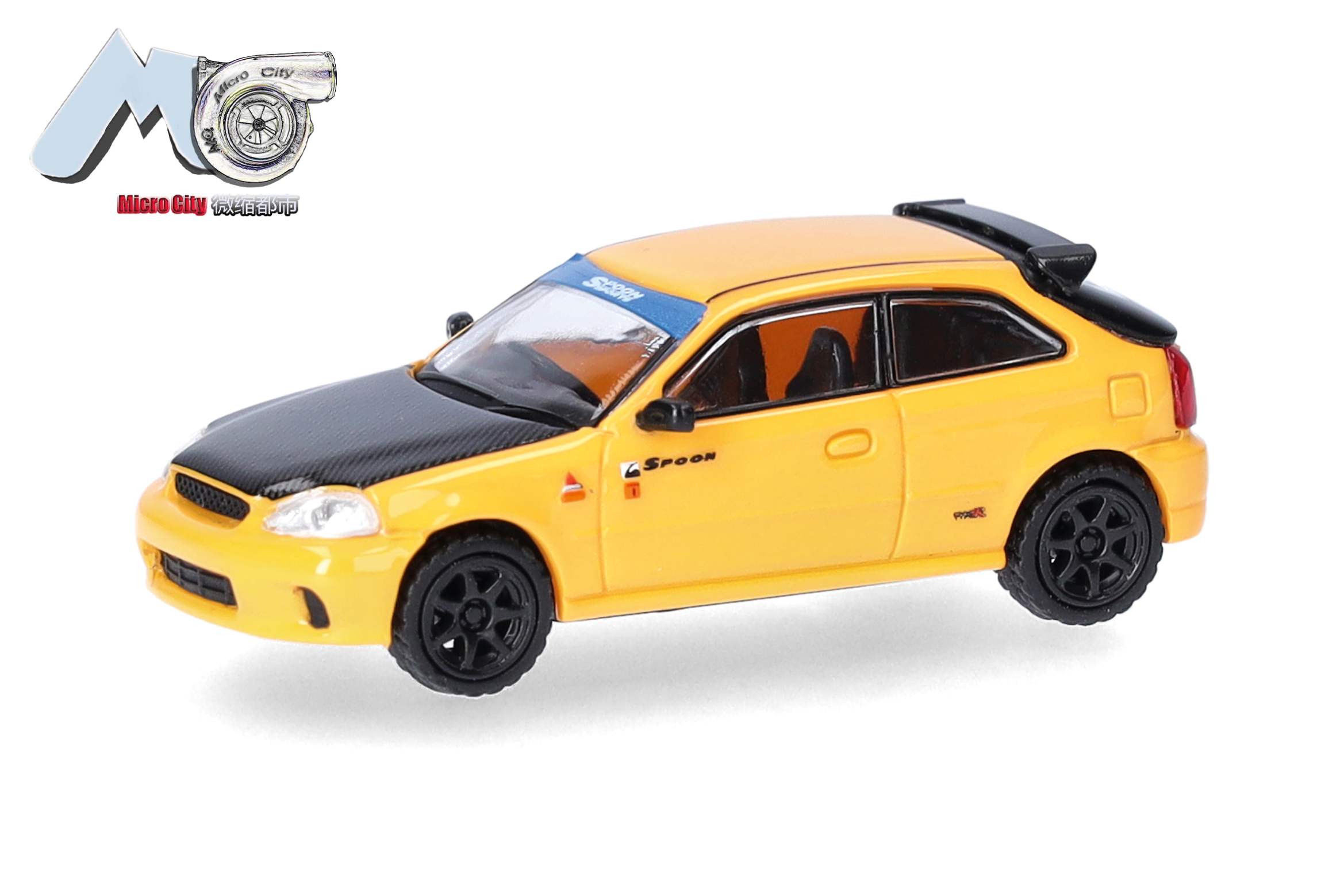 Honda Civic Type R (EK9), gelb/schwarz