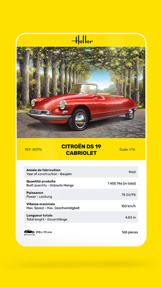 1:16-Citroen DS 19 Cabriolet
