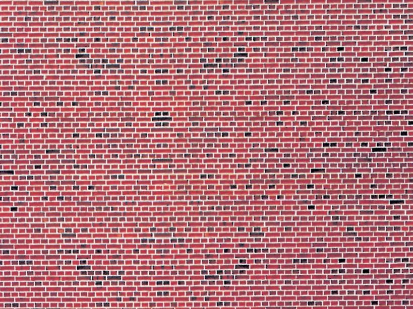 N-Mauerplatte Klinker, 25 x 12,5 cm