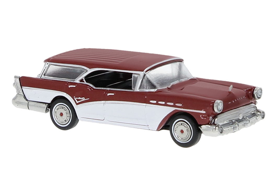Buick Century Caballero, dunkelrot/weis