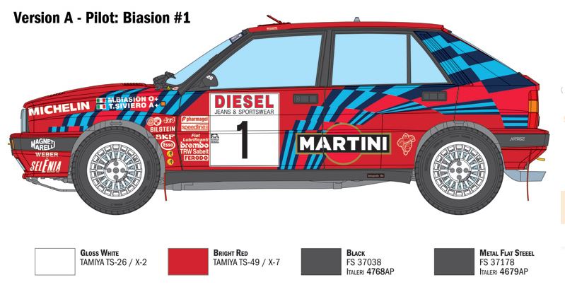 1:12 Lancia DELTA 16VHF integrale