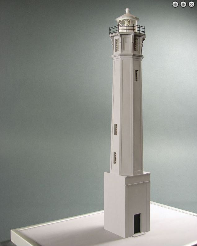 Leuchtturm Alcatraz, Laser Kartonbausatz