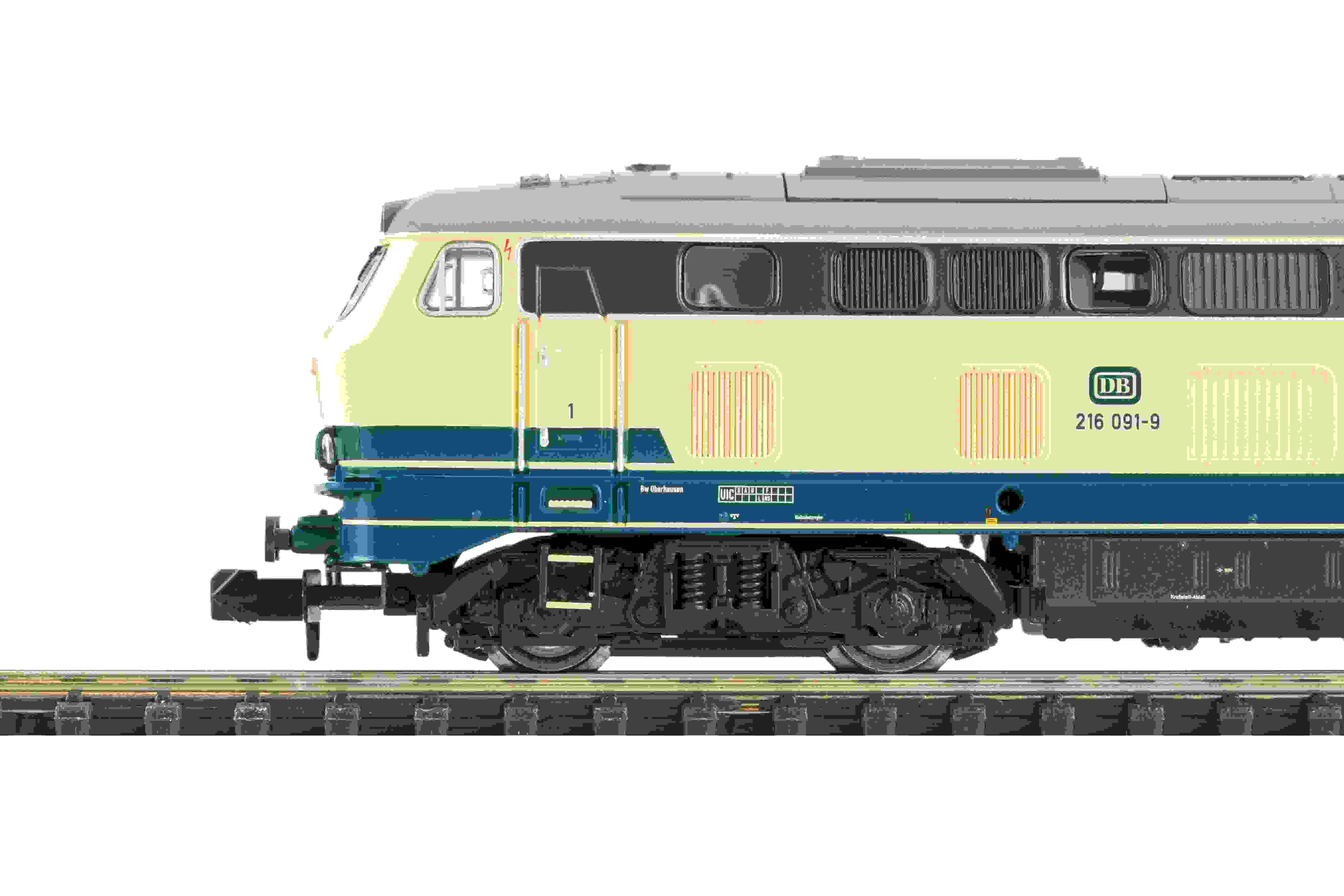 N-Sound-Diesellok BR 216 blau beige DB