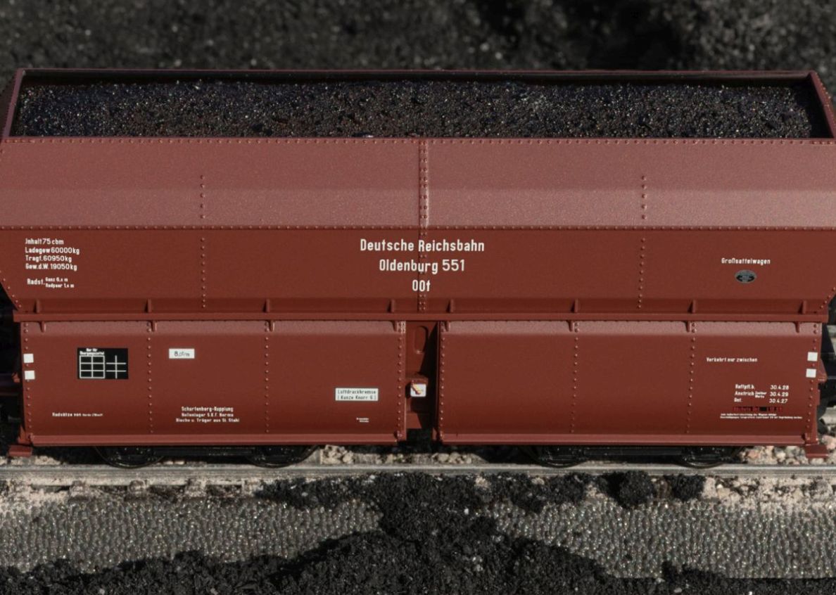 Selbstentladewagen-Set OOt Oldenburg DRG