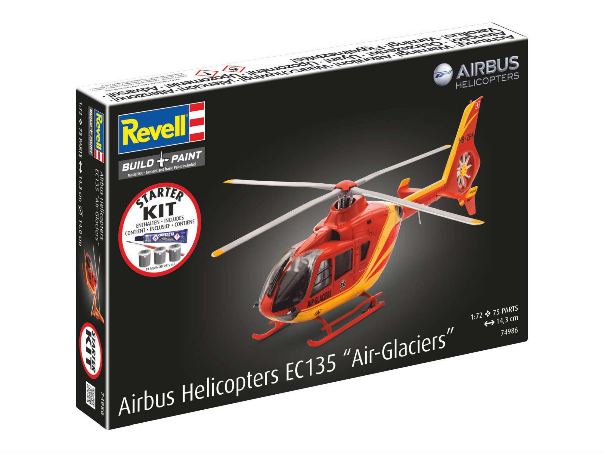 1:72-Starter Kit Airbus Helicopter EC135