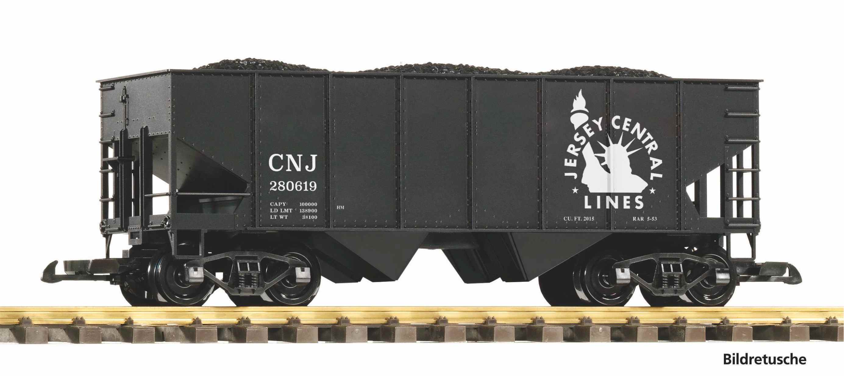 G-Schüttgutwagen CNJ mit Kohleladung
