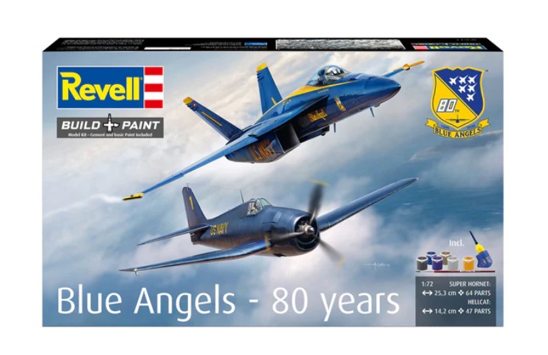 1:72-Geschenkset Blue Angels - 80 Jahre