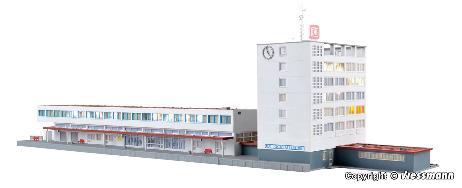 N-Bahnhof Kehl m. Etageninnenbeleuchtung