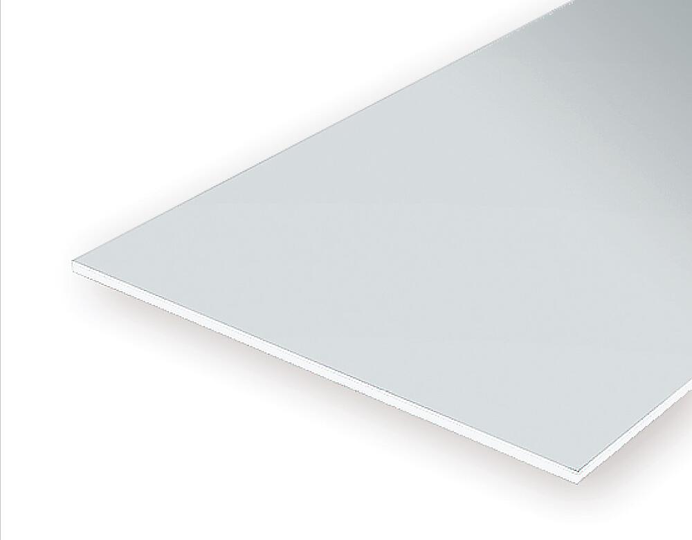 Weiße Polystyrolplatte, 150x300x1,50 mm