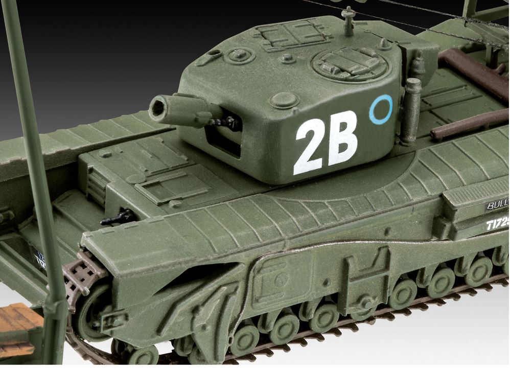 1:76-Model Set Churchill A.V.R.E.