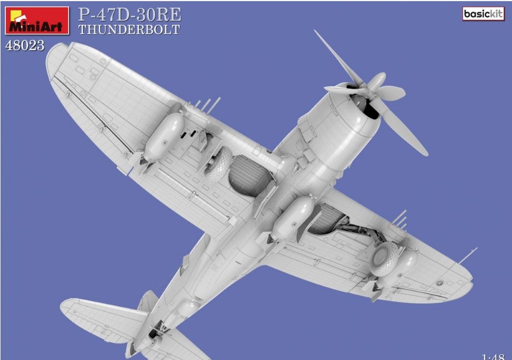 1:48 P-47D-30RE Thunderbolt Basic Kit