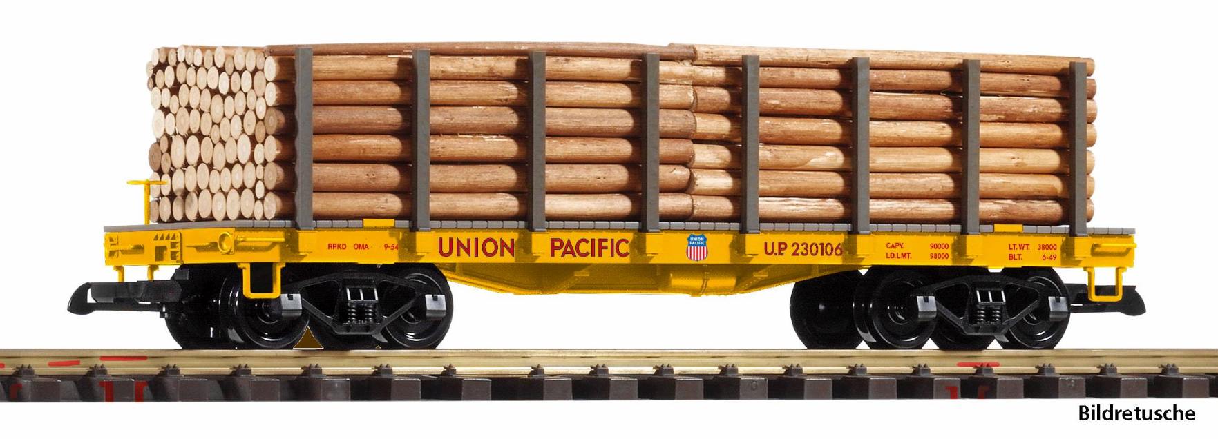 G-Rungenwagen UP mit Holzladung