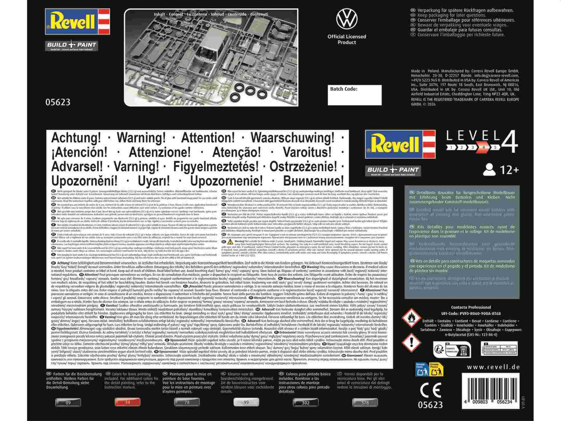 1:24-Geschenkset, 50 Jahre VW Golf 1 GTi