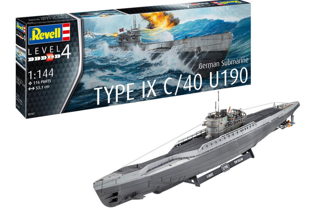 1:144-German Submarine Type IX C/40