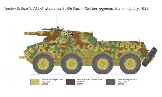 1:35-Sd.Kfz. 234/3 Sw. Panzerspähwagen