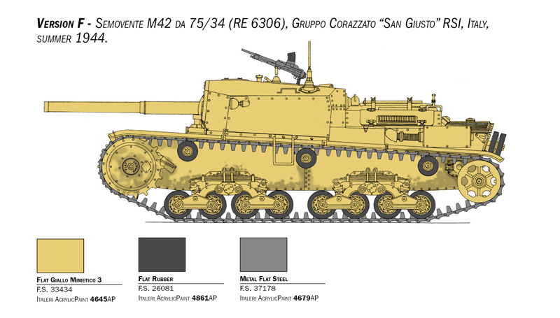 1:35 Semovente M42 da 75/34