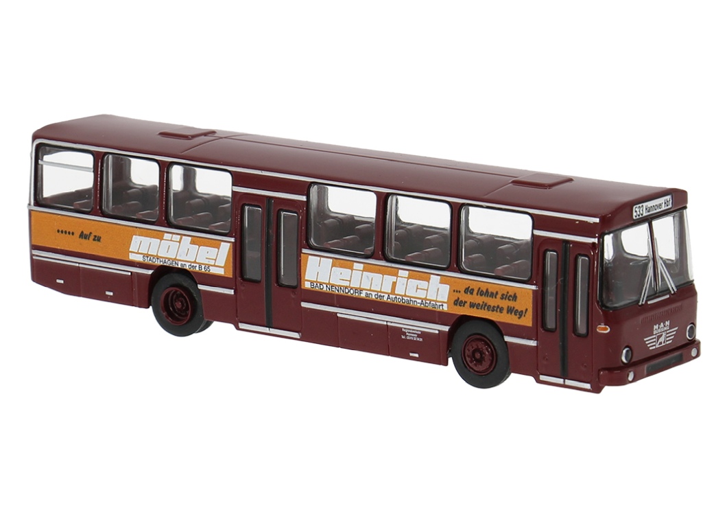 MAN-Büssing BS 120N, 1972, RVH, Heinrich