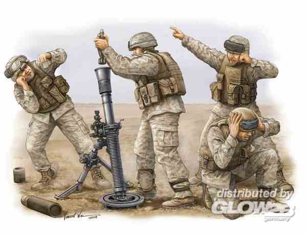 1:35-Modern  U.S. Marine M252 Team