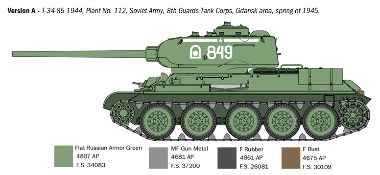 1:35 T34/85 ZAVOD 112 -1944
