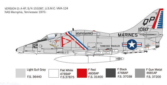 1:48 A-4E/F/G Skyhawk