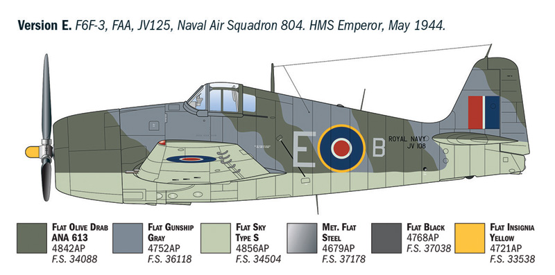 1:72 Grumman Hellcat F6 F-3