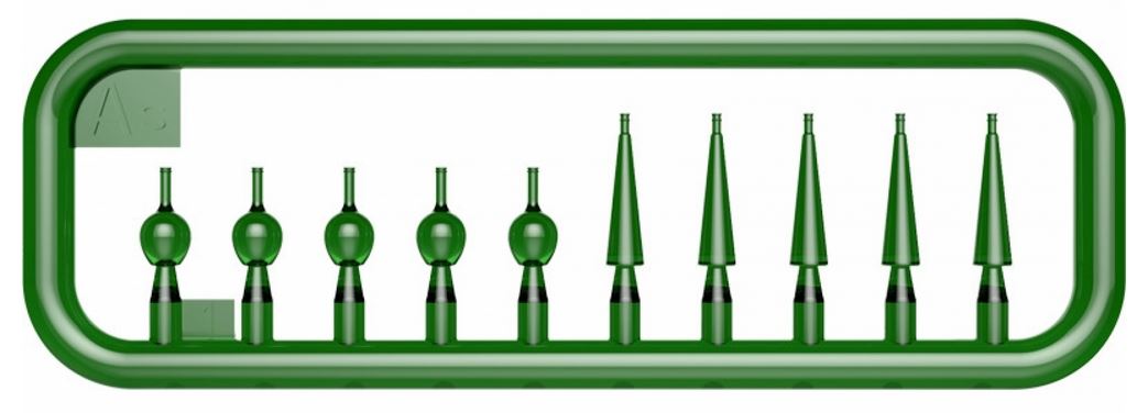 1:35 Geschirr- und Gläser-Set