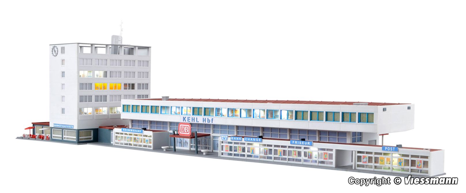 N-Bahnhof Kehl m. Etageninnenbeleuchtung