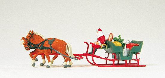 Schlitten, Weihnachtsmann, Fertigmodell