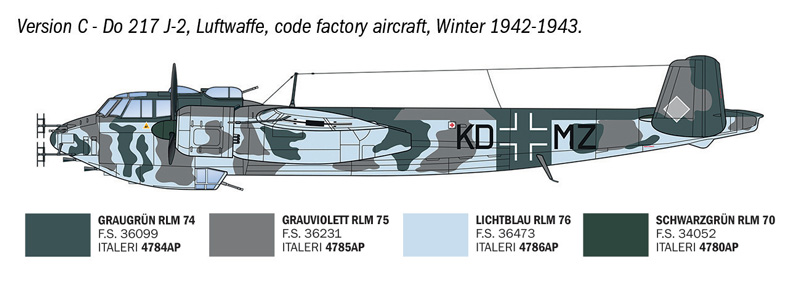 1:72 Dornier DO 217 J1/J2 Nachtjäger