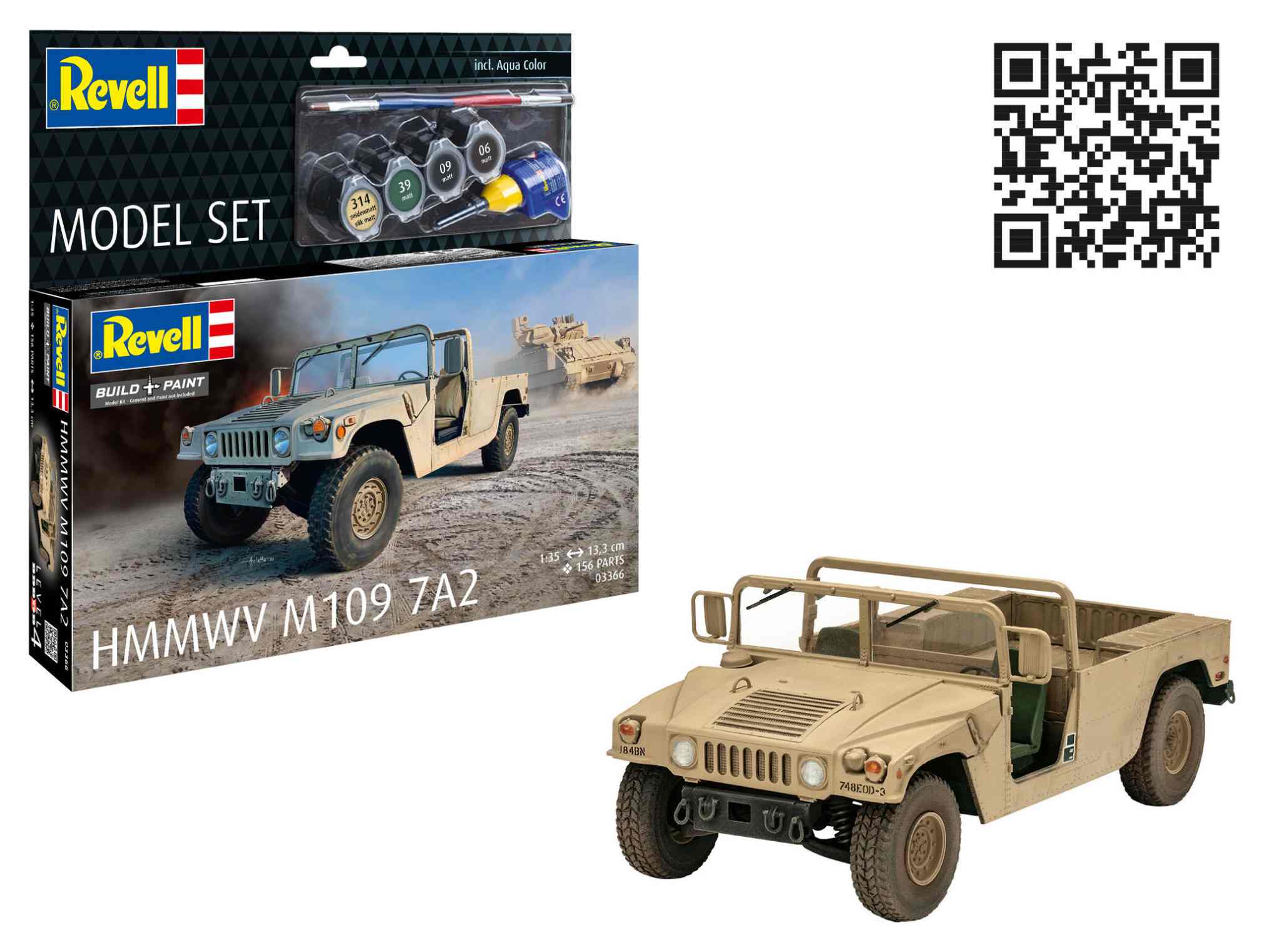 1:35-Model Set HMMWV M1097A2