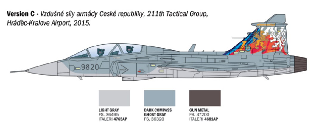 1:72 JAS-39D Gripen Doppelsitzer