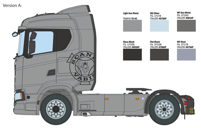 1:24 Scania S770 4x2 Normal R