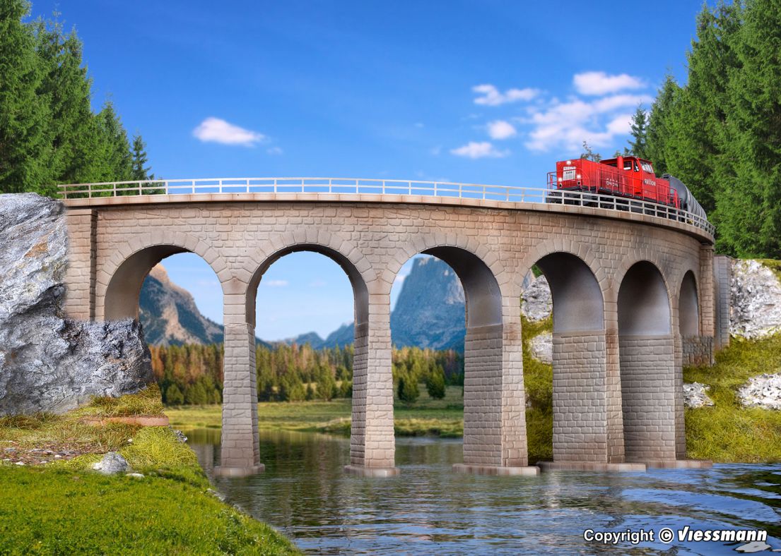 N/Z-Semmering-Viadukt,gebogen,eingleisig